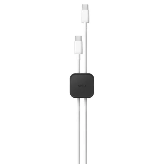Uniq Pod Adhesive Cable Organizers 8-In-1 Pack - Charcoal (Dark Grey)